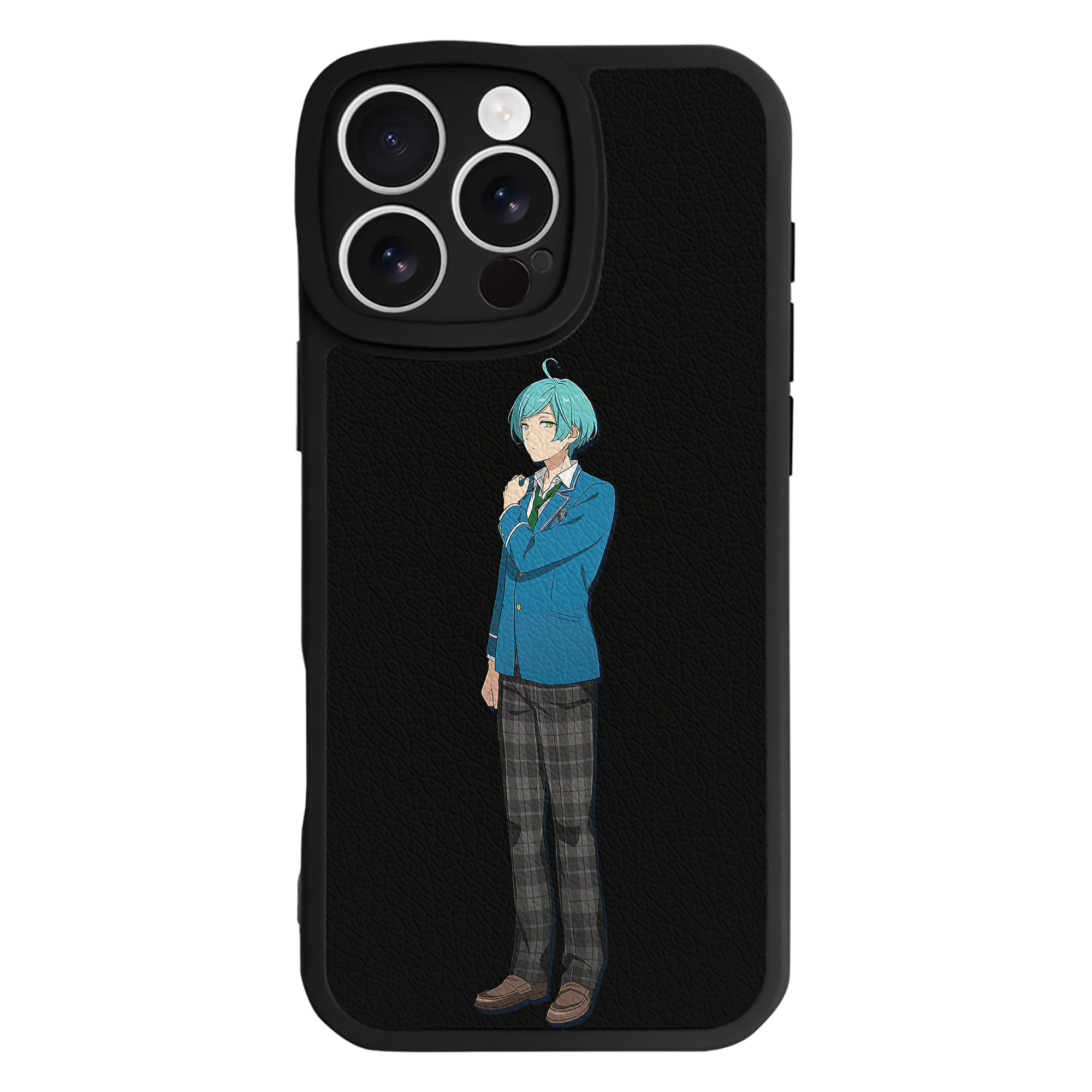 （画像用） あんさんぶるスターズ! Ensemble Stars 【iPhone 16シリーズ対応】シリコンスマホケース（レザー調） 材質：シリコン